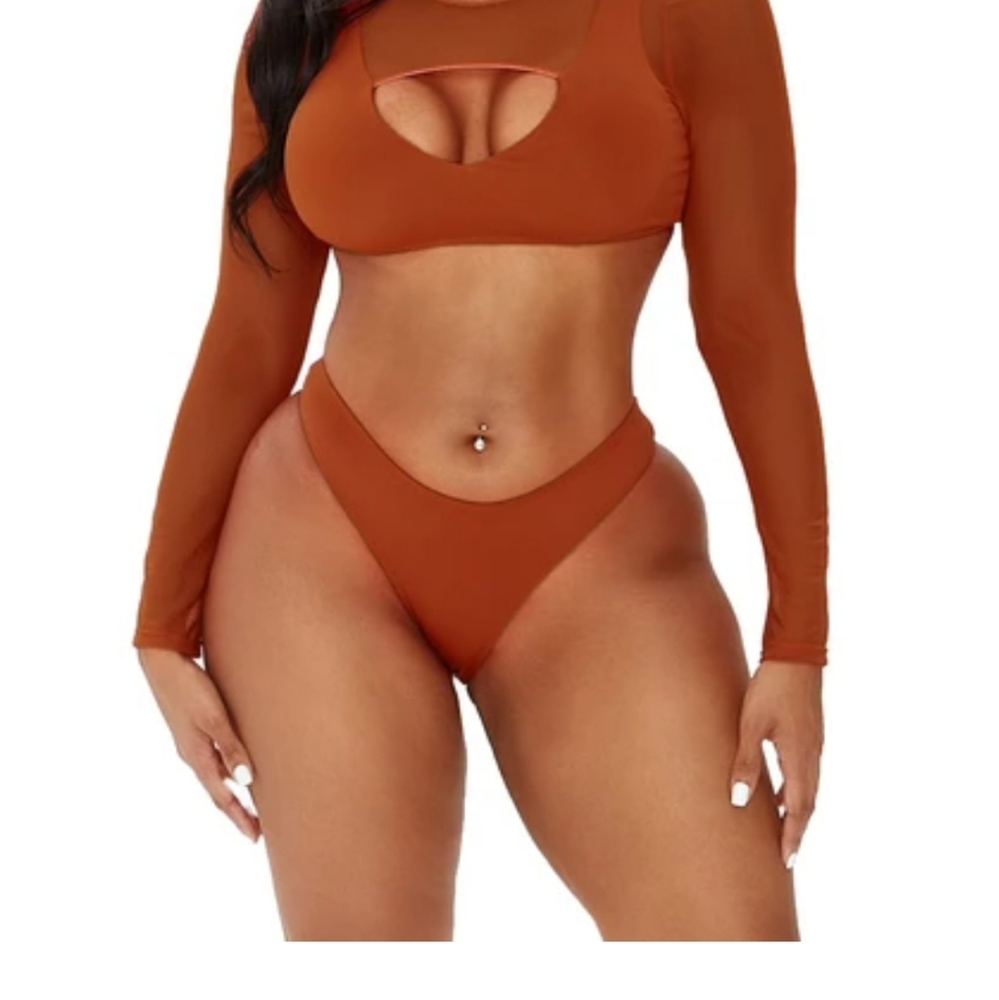 Cute long sleeve two piece